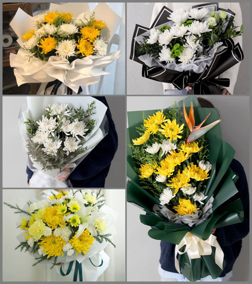 江苏泰州泰兴市曲霞镇肖榨村白事花束代送